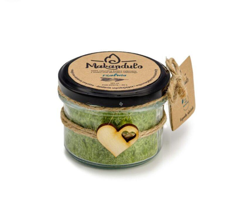 Świeca szałwiowa do aromaterapii Makandulo