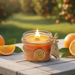 Świeca zapachowa - Słodka Pomarańcza
