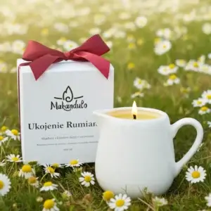 Świeca do masażu z ekstraktem z rumianku - ukojenie rumianku Makandulo