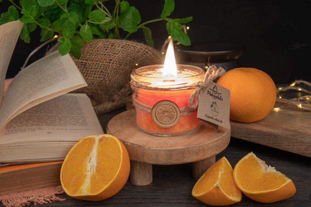 Świeca ręcznie robiona