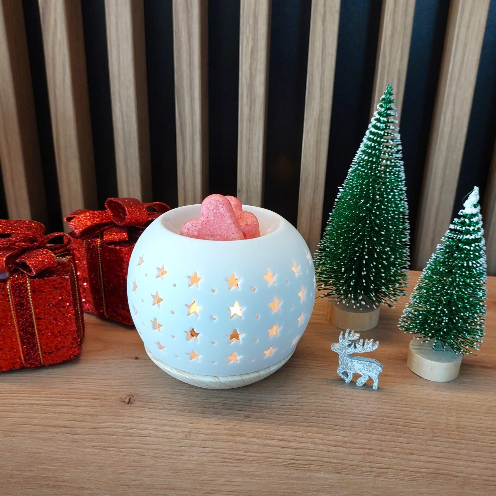 Kominek do wosku i olejków zapachowych "Świąteczna Gwiazdka" 2 Kominek do wosku i olejków zapachowych "Świąteczna Gwiazdka" - obrazek 2