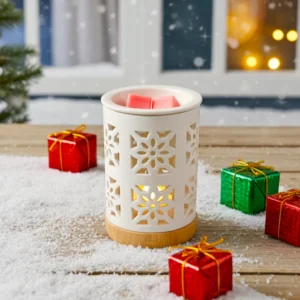 Promocje 12 Kominek do wosków zapachowych i olejków zapachowych kwiat, duży kominek Makandulo