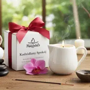 Świeca do masażu - Regeneracja i głęboki relaks - "Kadzidlany Spokój"