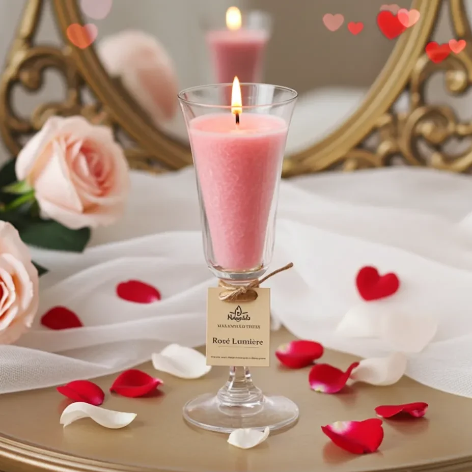 Świeca zapachowa różowy szampan premium – Rosé Lumière (linia Privèe) | winogrono, białe piżmo| Makandulo 1 Świeca zapachowa różowy szampan premium – Rosé Lumière (linia Privèe) | winogrono, białe piżmo| Makandulo