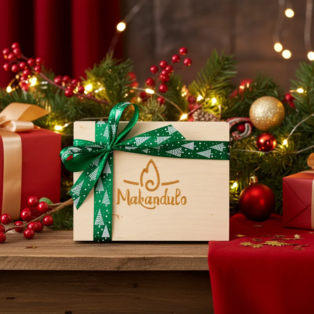 Zestaw prezentowy — skrzynka z dedykacją wewnątrz