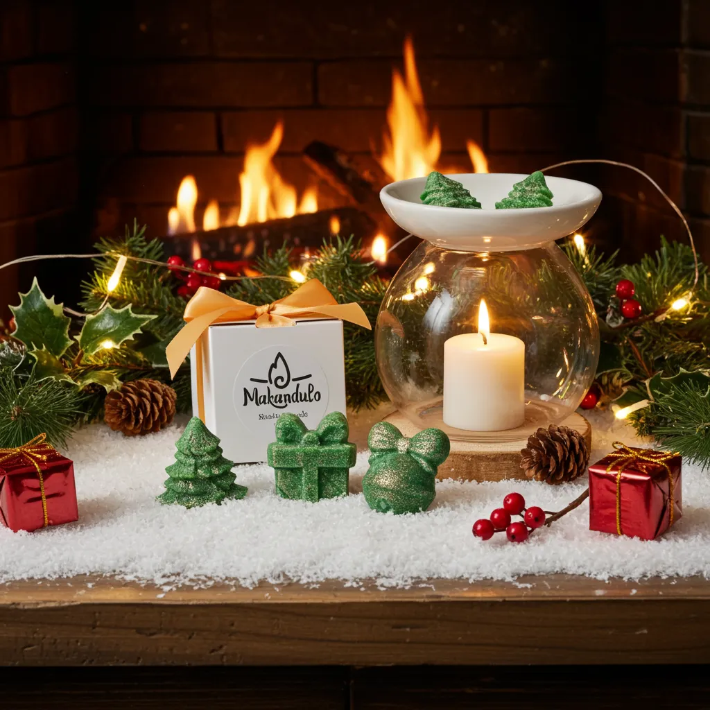 Woski do kominka Pomarańcza Cynamon — Duże 3 szt.| Makandulo 3 Woski do kominka Pomarańcza Cynamon — Duże 3 szt.| Makandulo - obrazek 3