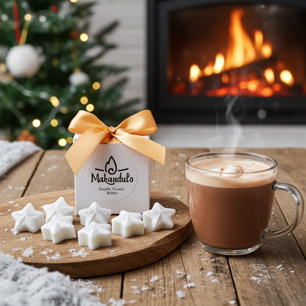 Woski zapachowe świąteczne gwiazdki — Cisza Nocy, 6 szt.| cynamon| anyż| Makandulo 2 Woski zapachowe świąteczne gwiazdki — Cisza Nocy, 6 szt.| cynamon| anyż| Makandulo - obrazek 2