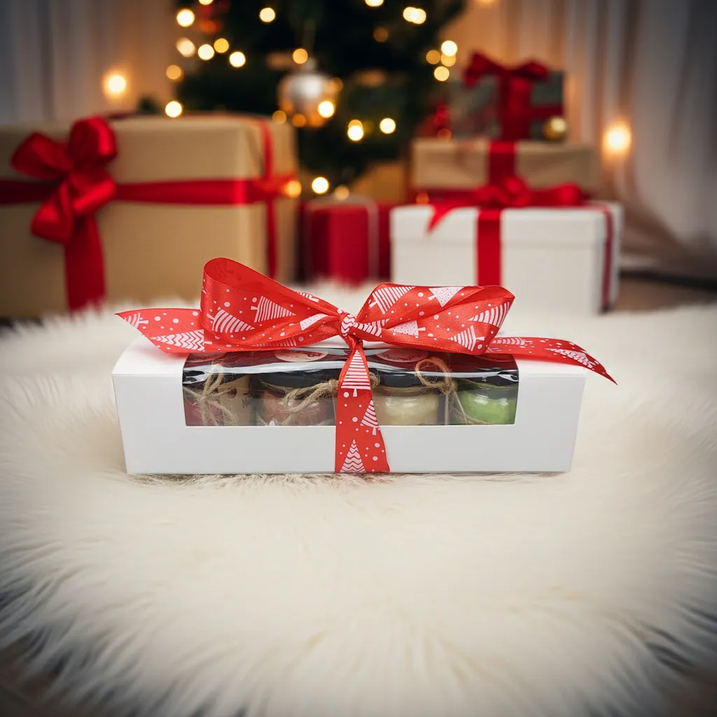 Świąteczny zestaw 4 mini świec zapachowych – Melisa, Magia Świąt, Wanilia, Rozgrzewająca Pomarańcza | Makandulo 6 Świąteczny zestaw 4 mini świec zapachowych – Melisa, Magia Świąt, Wanilia, Rozgrzewająca Pomarańcza | Makandulo - obrazek 6