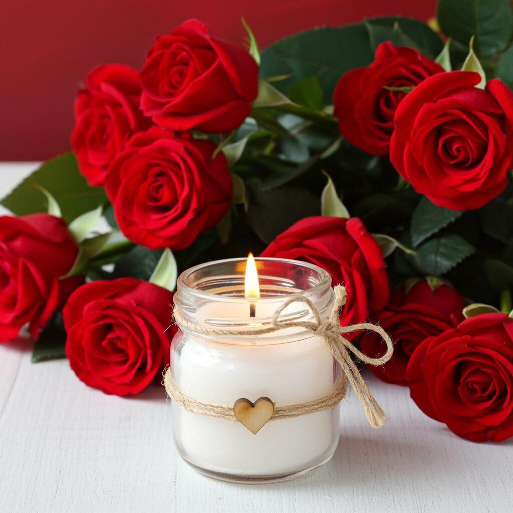 Mini świeca Makandulo Róża