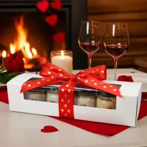 Sklep 30 Walentynkowy zestaw 4 mini świec zapachowych Makandulo